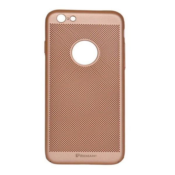Reman Breathable Ultra Slim Case For iPhone 6 Plus - Rose Gold