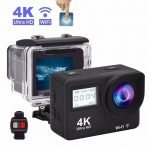 Camera 4K Sports Action Touch Screen WIFI 30m Water Resistant