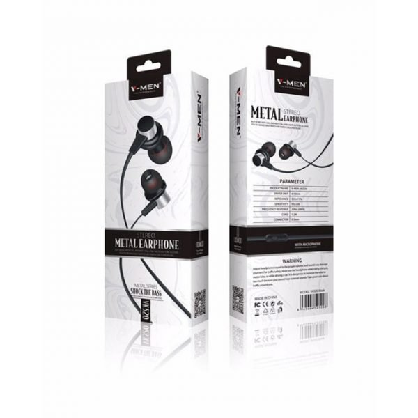 VK520 Stereo Headset With Mic Black Color