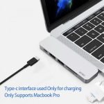 WIWU T8 Lite 5in1 Type-C Hub Adapter COMPATIBLE FOR MAC - Silver - Image 5