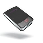 Reman Power Bank 10000mAh With 3 Input Type C, Micro,iPhone Black Color
