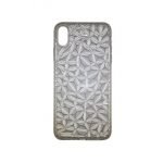 Slim Diamond Back Cover For Iphone XSMAX - Transparent