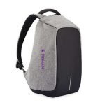شنطة ظهر ريمان لللاب توب ضد السرقة والماء مع منفذ شحن USB لون رمادي