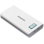 روموس باور بنك 20000 ملي أمبير 2 منفذ يو اس بي لون أبيض