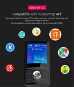 Fm Transmitter Car With Charger Car Mp3 Player for car hands free receiver Car Kit with Mic - TF Card - USB Drive - AUX Play for iPhone,iPad and Other Android Phones - BC45 - Image 3