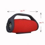 BS-218 Bluetooth Portable Speaker phone With Sound 3D Compatible With All Devices - Red - Image 2