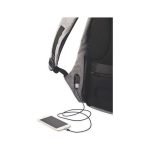 ⁦شنطة ظهر ريمان لللاب توب ضد السرقة والماء مع منفذ شحن USB لون رمادي⁩ - الصورة ⁦5⁩