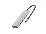 WIWU USB C Hub,11-in-1 Multiport Adapter Compatible for MacPro - Sliver