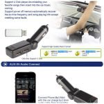 ⁦شاحن وجهاز ارسال موجات اف ام ومشغل ام بي 3 للسيارات مع 2 منفذ يو اس بي بتقنية كوالكوم للشحن السريع ومدخل صوت AUX وتشغيل الصوتيات عن طريق USB والرد علي المكالمات⁩ - الصورة ⁦6⁩