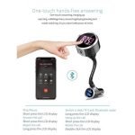 Fm Transmitter Car With Charger Car Mp3 Player Hands Free Car Kit - 4.2A Dual Port USB Car Charger - Image 8