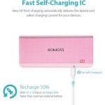 Romoss Power Bank 10400mAh Pink Color - Image 3