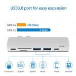 WIWU MacBook Pro Hub Adapter 7in1 for MacBook - Silver - Image 5