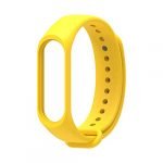 Bracelet silicone for Xiaomi 3 & Xiaomi 4 Watch Band Yellow Color