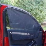 Magnetic Curtain For Car Windows For Front Doors 2 Pieces Easy To Install And Disassemble While Driving