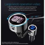 Fm Transmitter Car With Charger Car Mp3 Player Hands Free Car Kit - 4.2A Dual Port USB Car Charger - Image 7