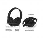 L150 Wireless Bluetooth Headset – Microphone – FM Radio – Memory Card Slot – Foldable Compatible with mobile and computer Black color - Image 4