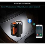 Fm Transmitter Car With Charger Car Mp3 Player With 2USB Charger & lighter - Image 8