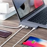 WIWU MacBook Pro Hub Adapter 7in1 for MacBook - Silver - Image 2