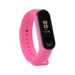 Bracelet silicone for Xiaomi 3 & Xiaomi 4 Watch Band Pink Color - Image 2
