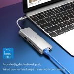 WIWU USB C Hub,11-in-1 Multiport Adapter Compatible for MacPro - Sliver - Image 6