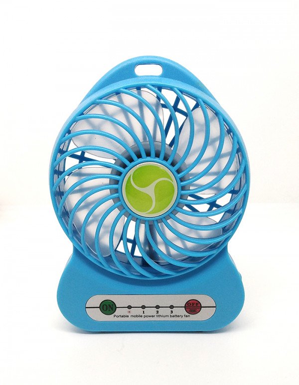 564fe-5-600x772 Portable Rechargeable Battery with Fan Lithium Battery - 1000mAh - Rechargeable 3 Speeds - Image 1