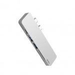 WIWU T8 Lite 5in1 Type-C Hub Adapter COMPATIBLE FOR MAC - Silver
