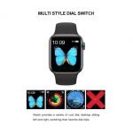 T500 Smart Watch Full Touch Screen, Massages & Calls Compatible with Android and iOS Black Color - Image 3