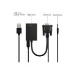 VGA Male To HDMI Output 1080P HD and Audio TV AV HDTV Video Cable Converter