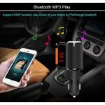 Fm Transmitter Car With Charger Car Mp3 Player With 2USB Charger & lighter - Image 2