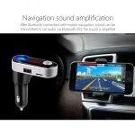 Fm Transmitter Car With Charger Car Mp3 Player With 2USB Charger & lighter - Image 4