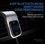 Fm Transmitter Car With Charger Car Mp3 Player for car hands free receiver Car Kit with Mic - TF Card - 2USB - for iPhone,iPad and Other Android Phones - BC39 - Image 7