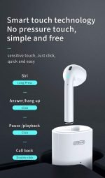 JOYROOM JR-SP1 Single Wireless Bluetooth Earphone for IPhone & Andriod White Color - Image 9