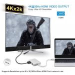 ⁦محول من يو اس بي سي الي فيجا / اتش دي ام اي / يو اس بي / دي في اي – جوده 4k⁩ - الصورة ⁦10⁩