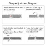 Metal Bracelet for Xiaomi 3 & Xiaomi 4 Watch Band Silver Color - Image 3