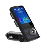Fm Transmitter Car With Charger Car Mp3 Player for car hands free receiver Car Kit with Mic - TF Card - USB Drive - AUX Play for iPhone,iPad and Other Android Phones - BC45