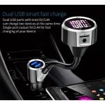 Fm Transmitter Car With Charger Car Mp3 Player Hands Free Car Kit - 4.2A Dual Port USB Car Charger - Image 4