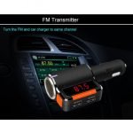 Fm Transmitter Car With Charger Car Mp3 Player With 2USB Charger & lighter - Image 3