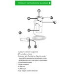 ⁦فواحة ومرطب للجو للسيارة والمنزل ومدخلين يو إس بى لشحن الموبايل⁩ - الصورة ⁦3⁩