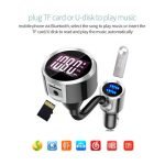 Fm Transmitter Car With Charger Car Mp3 Player Hands Free Car Kit - 4.2A Dual Port USB Car Charger - Image 3
