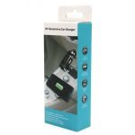 ⁦شاحن وجهاز ارسال موجات اف ام ومشغل ام بي 3 للسيارات مع 2 منفذ يو اس بي بتقنية كوالكوم للشحن السريع ومدخل صوت AUX وتشغيل الصوتيات عن طريق USB والرد علي المكالمات⁩ - الصورة ⁦2⁩