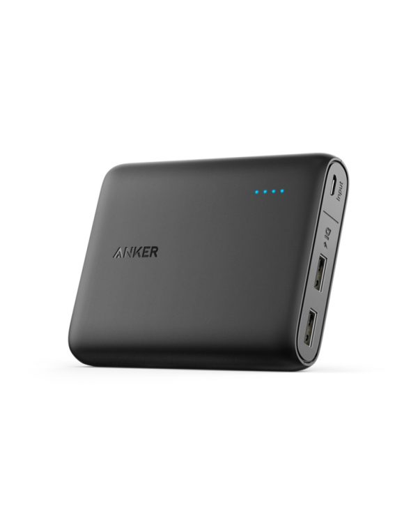 A1214011_TD01_V2-600x750 Anker Power Bank 10400mAh Power Core Plus Quick Charge Technology Black Color - Image 1