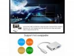 USB-C to HDMI 4K VGA Adapter, USB 3.1 Type-C to VGA HDMI Video Converter Adaptor - Image 3