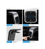 Fm Transmitter Car With Charger Car Mp3 Player for car hands free receiver Car Kit with Mic - TF Card - 2USB - for iPhone,iPad and Other Android Phones - BC39 - Image 4