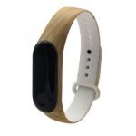 Bracelet silicone for Xiaomi 3 & Xiaomi 4 Watch Band Wood Color - Image 4
