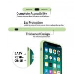 ⁦جراب خلفي لهاتف ابل ايفون اكس – اخضر⁩ - الصورة ⁦4⁩