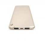 ⁦بيدو باور بنك 8000 ملي امبير فائق النحافة لون ذهبي⁩ - الصورة ⁦2⁩