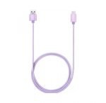Wopow LT23 USB To Type-C Charge Cable 2.1A Fast Charge Stable Transmission 1m Data Line Aluminum Alloy Charging Interface Purple Color - Image 3