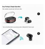 Dacom K6H Earphone Bluetooth 4.2 for IPhone & Andriod Black Color - Image 4