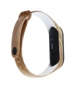 Bracelet silicone for Xiaomi 3 & Xiaomi 4 Watch Band Wood Color - Image 2