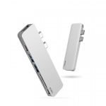 WIWU T8 Lite 5in1 Type-C Hub Adapter COMPATIBLE FOR MAC - Silver - Image 2